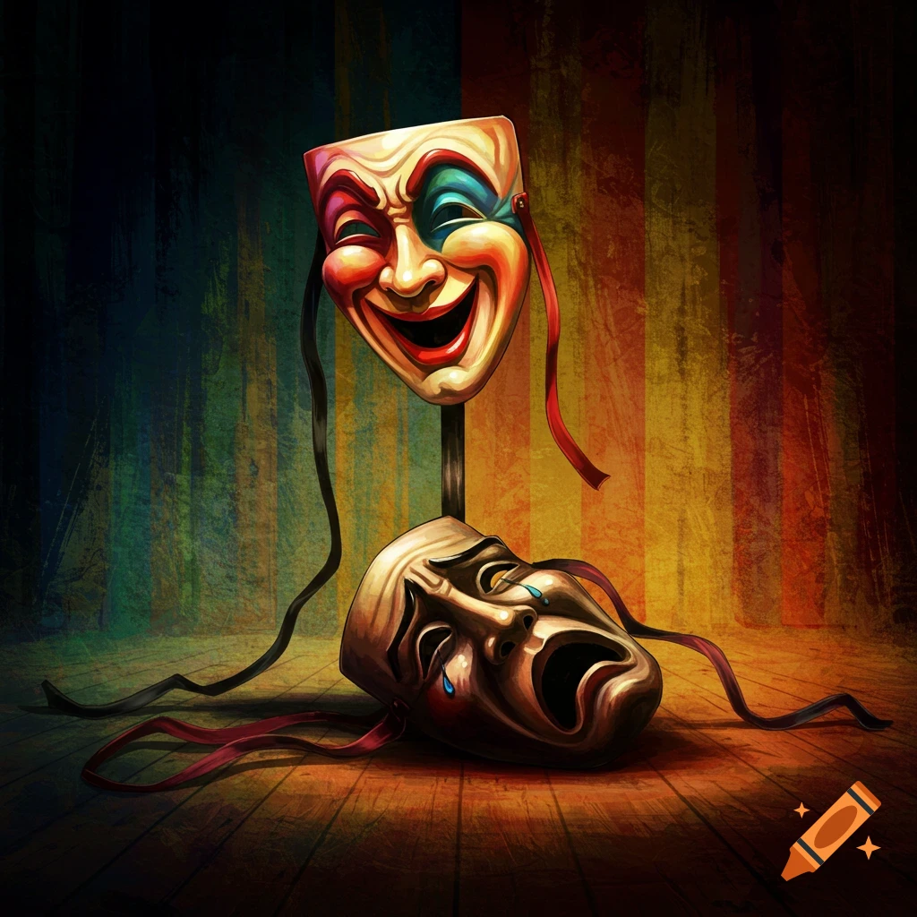 comedy and tragedy masks