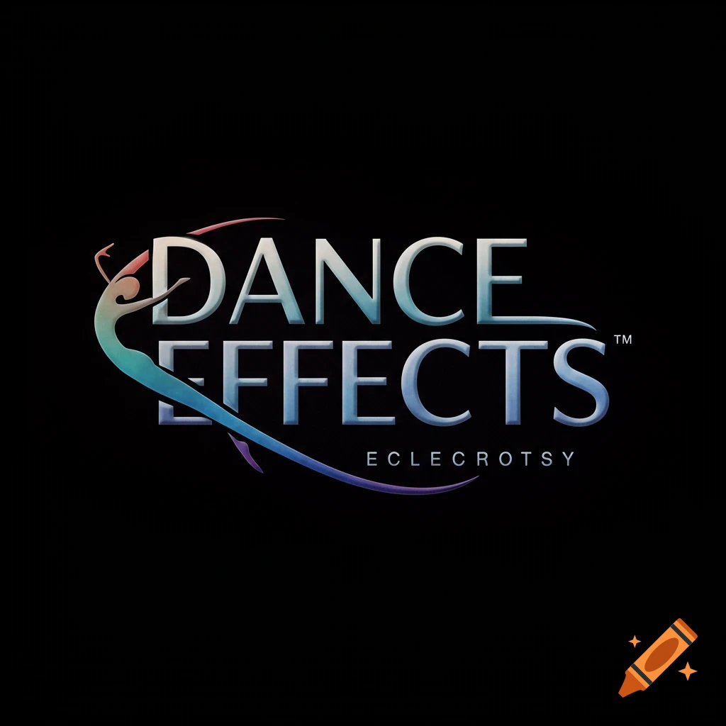 Logo for Dance Effects with stylized dancer figure