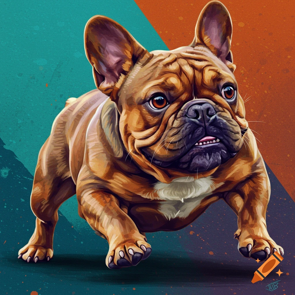 A French Bulldog