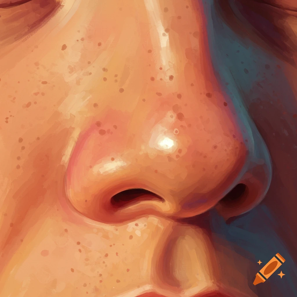 Close-up image of a nose