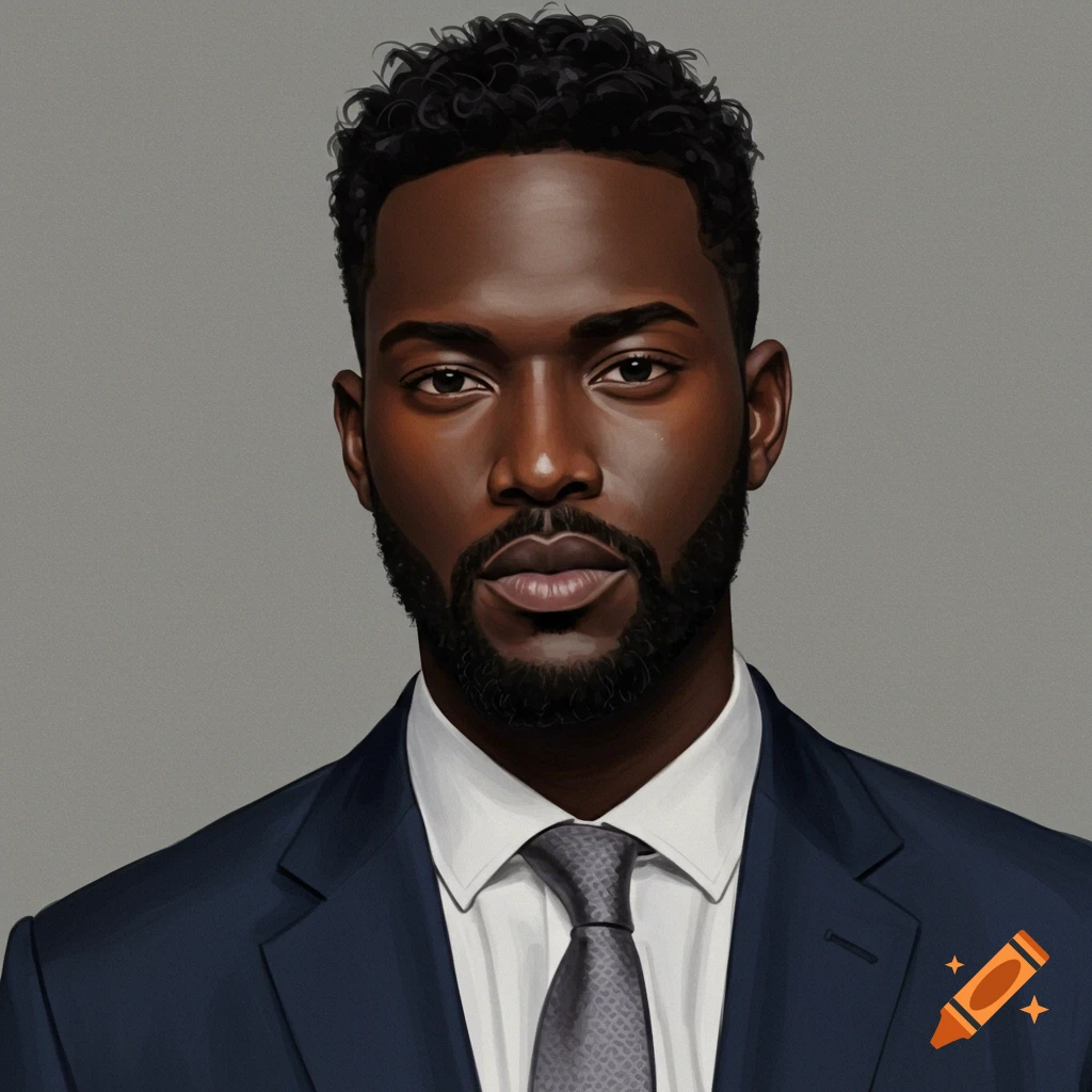 A Black man in a suit and tie.
