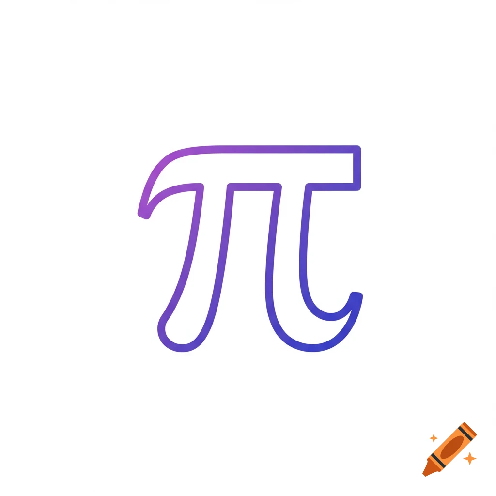 A purple and blue outlined Pi symbol.