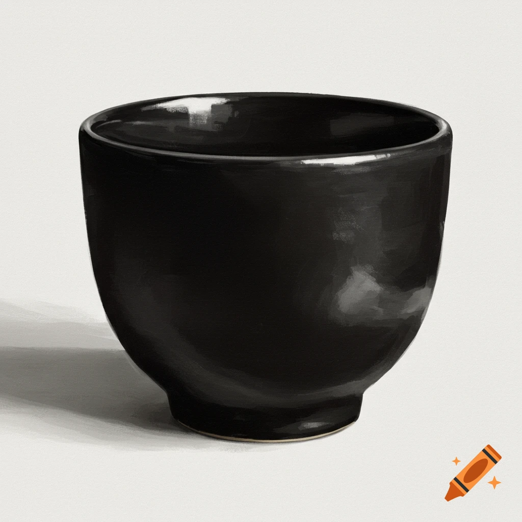 A black cup.