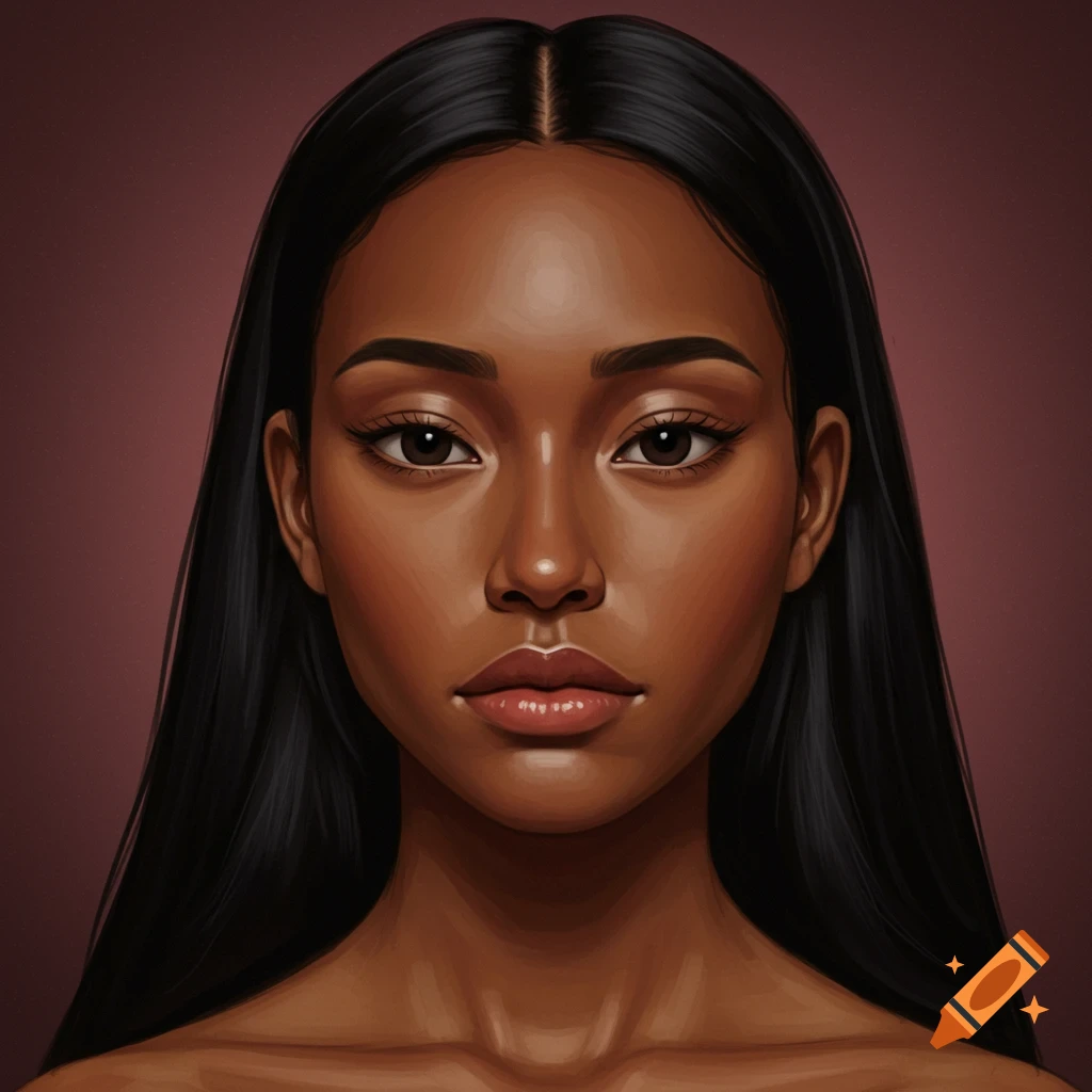 A portrait of a woman.