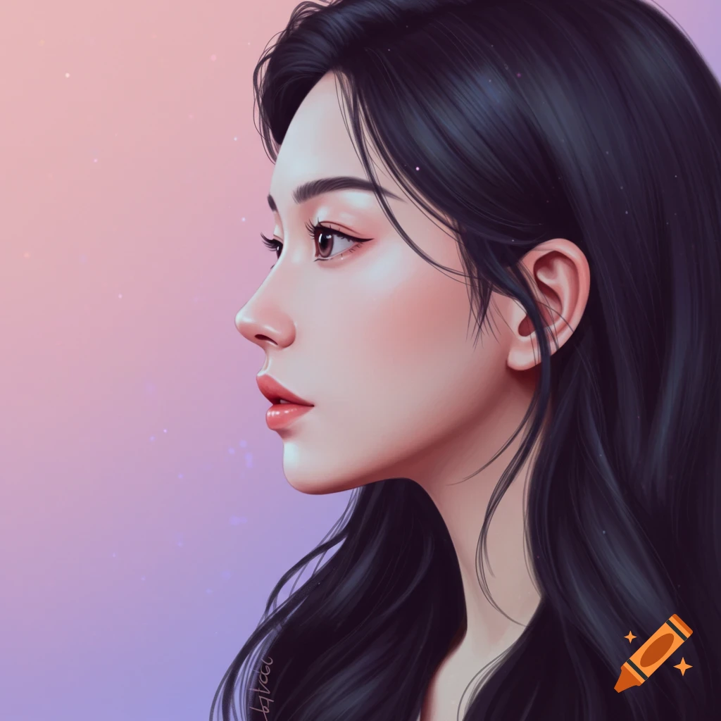 Image of a woman's face in profile.