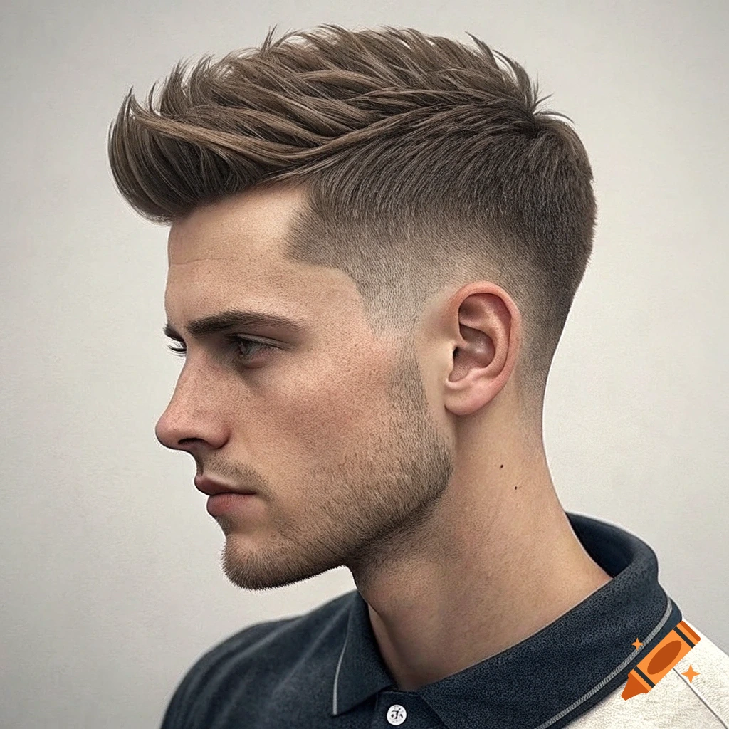 A man with a low taper fade haircut.