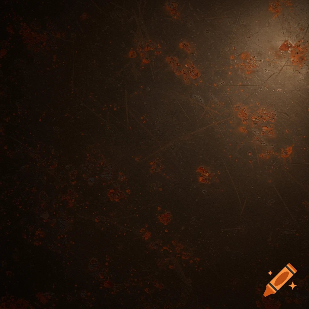A dark, slightly rusted metal texture.