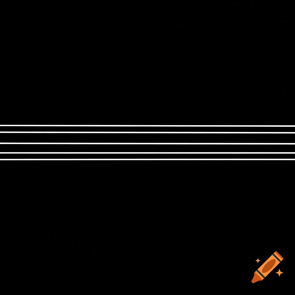 Four white horizontal lines on a black background.