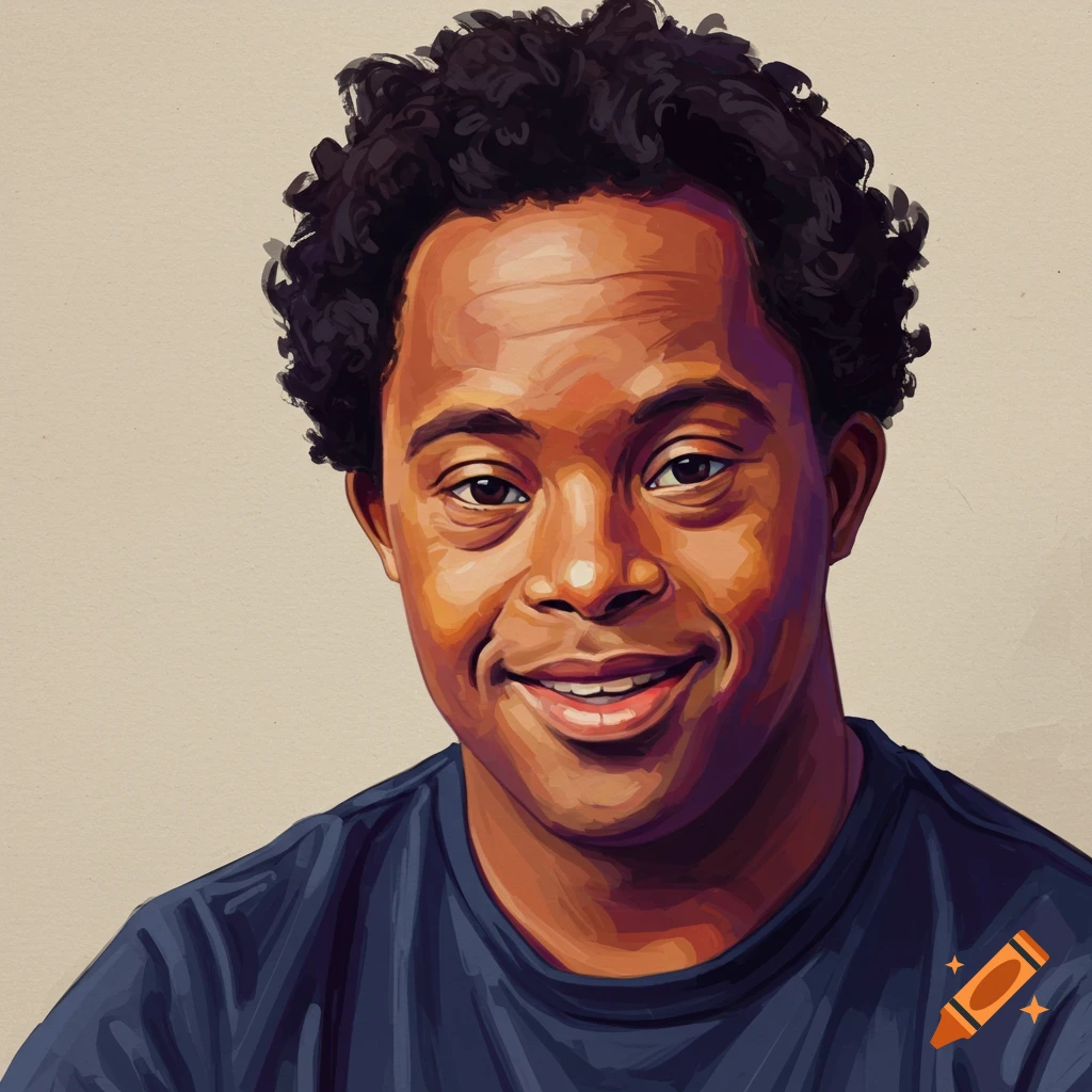 A portrait of a smiling man.