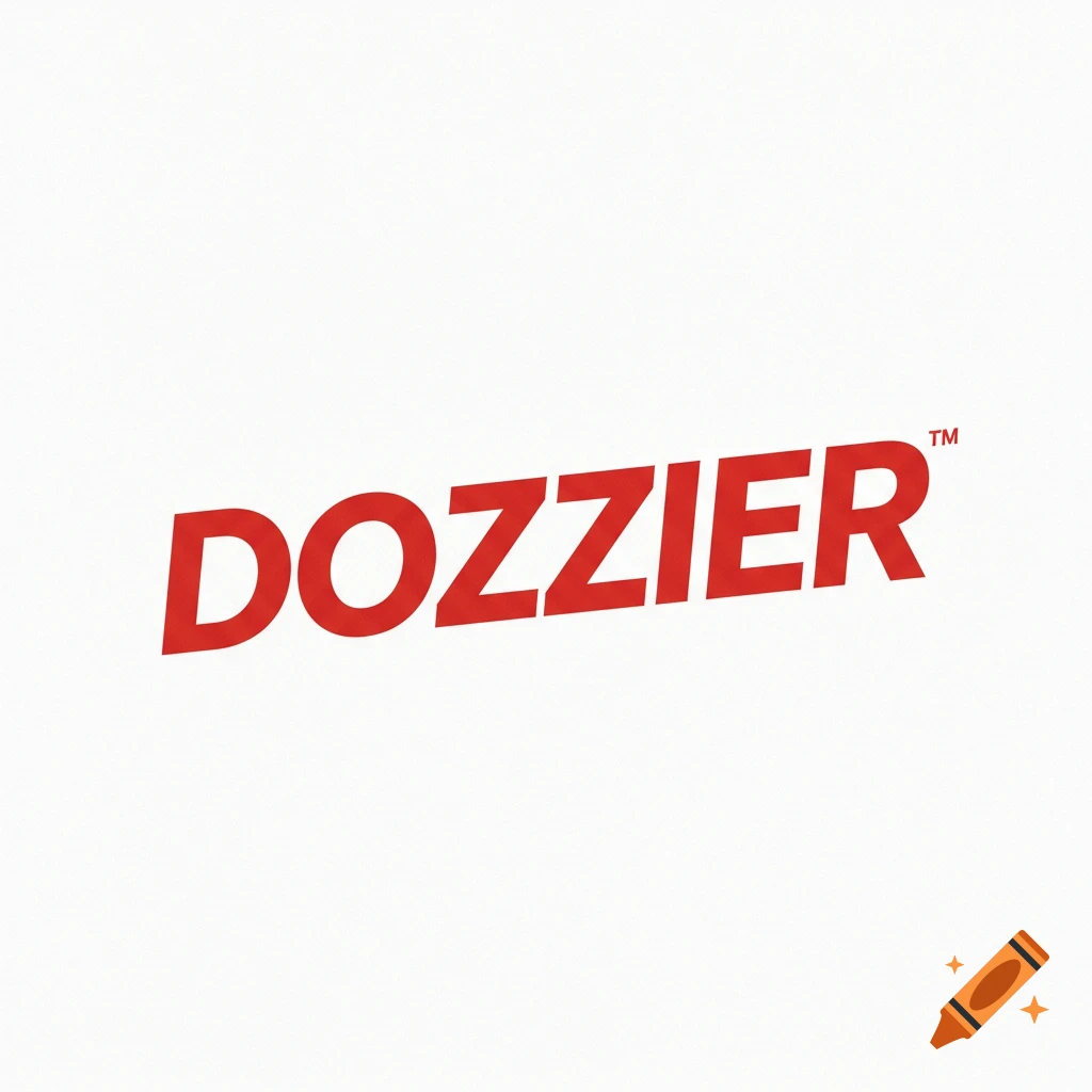 Red text logo reading "DOZZIER" with a small TM symbol, on a white background.