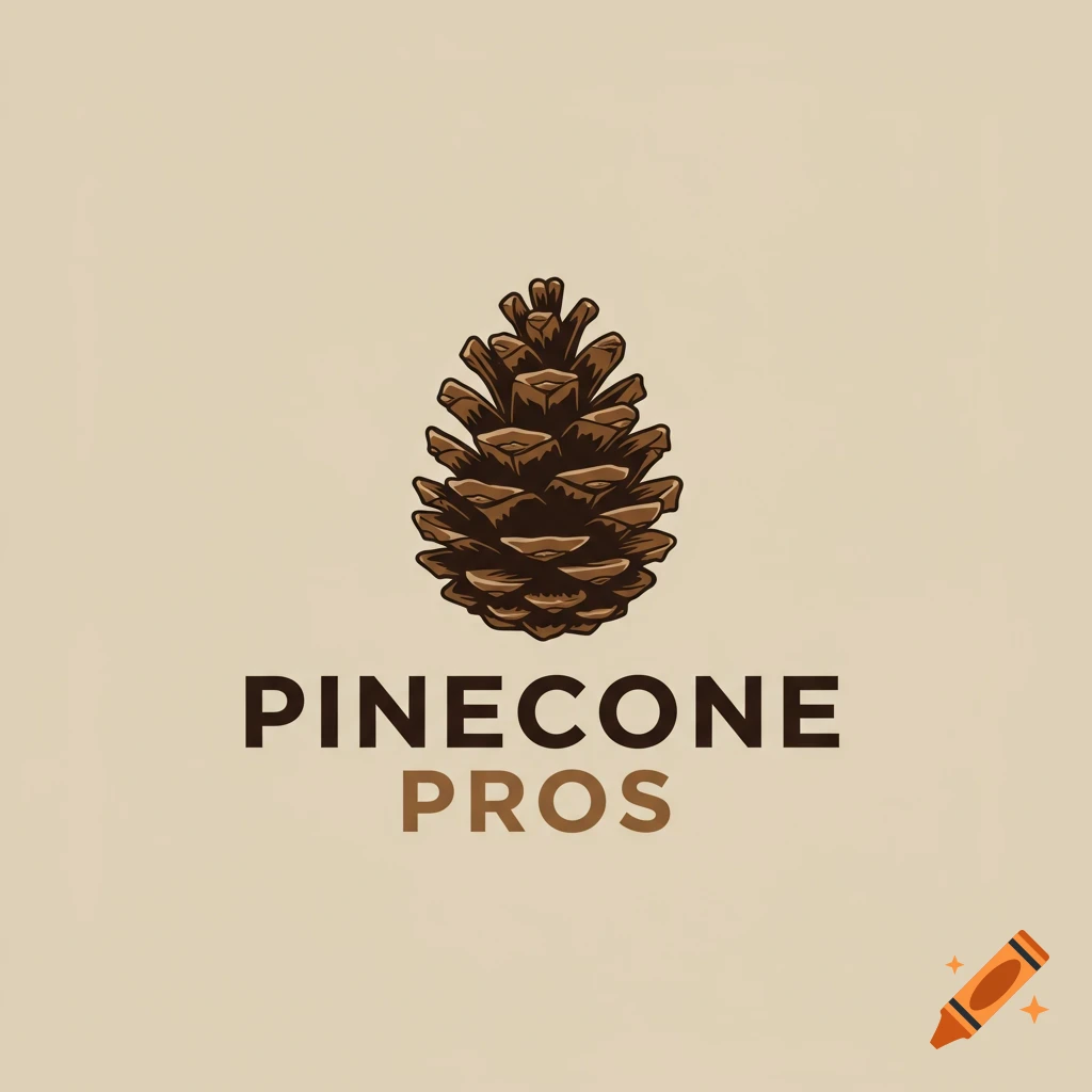 A stylized logo features a brown pinecone above the words "Pinecone Pros".