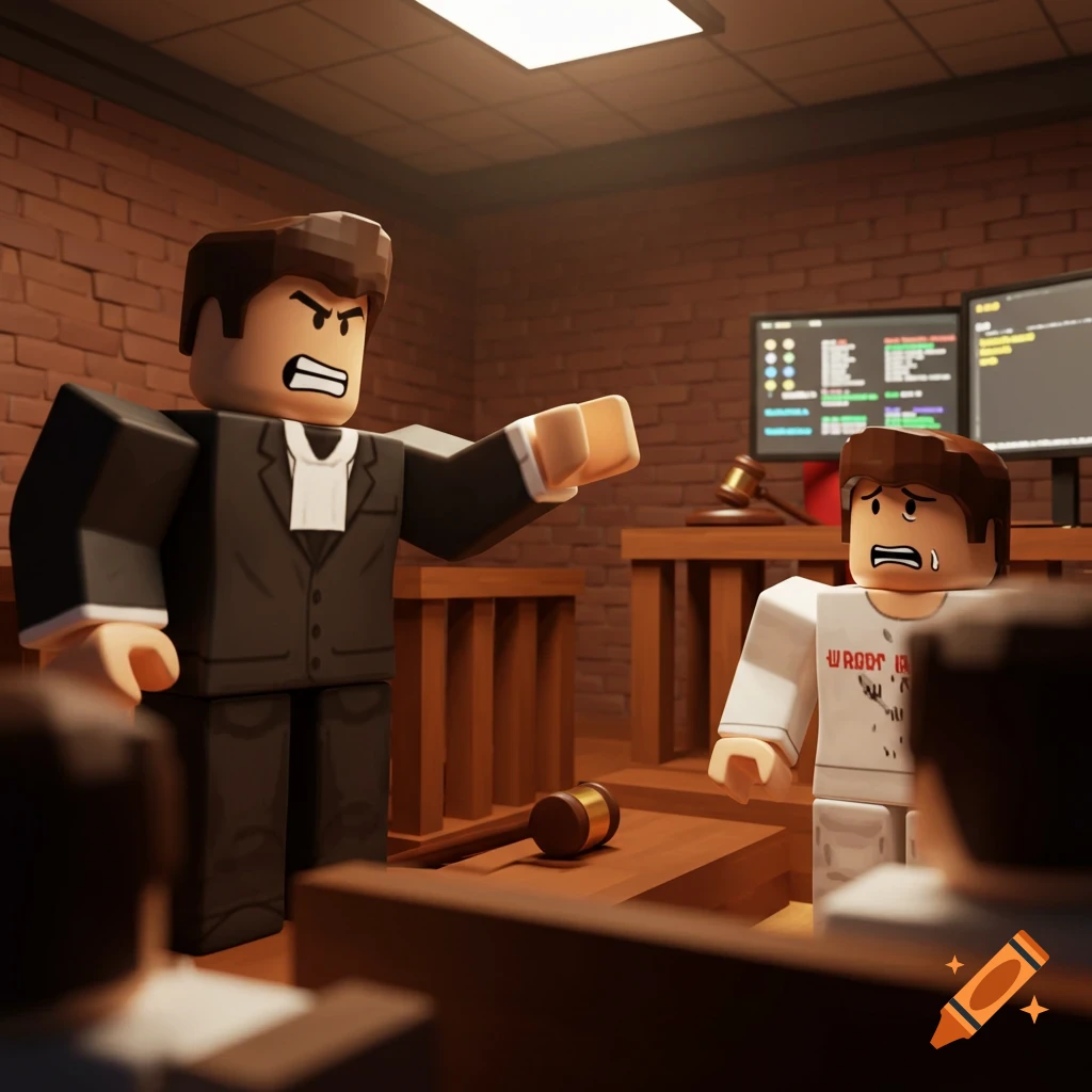 Roblox lawyer shouts at defendant in court