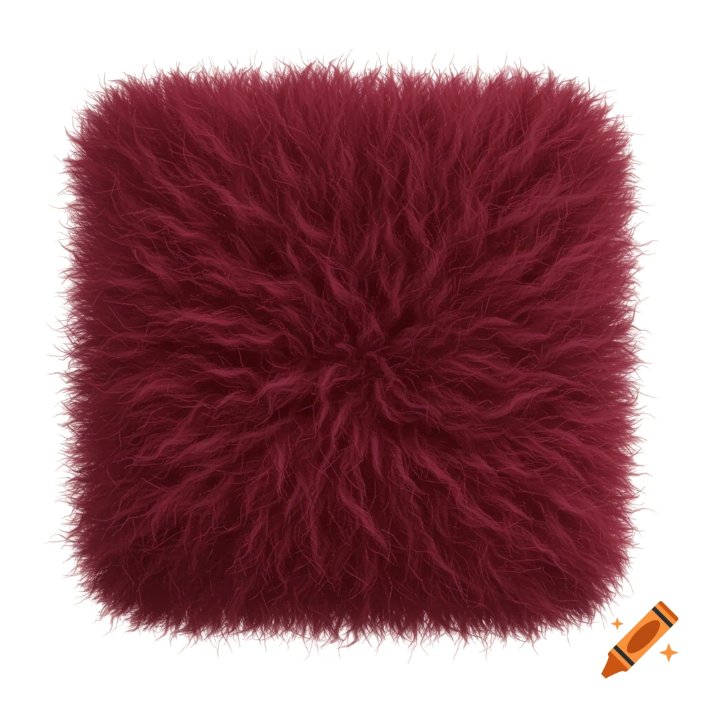 A square red wool texture