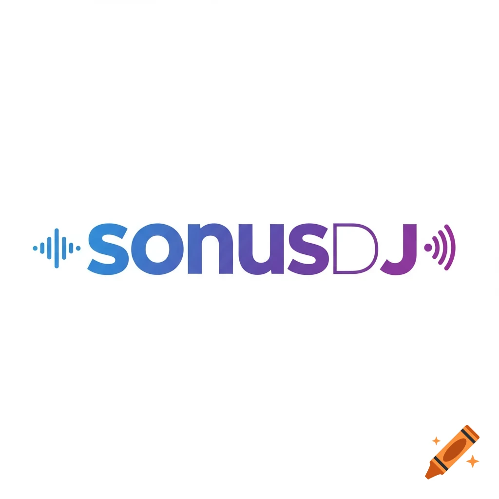 SonusDJ logo with audio icons.