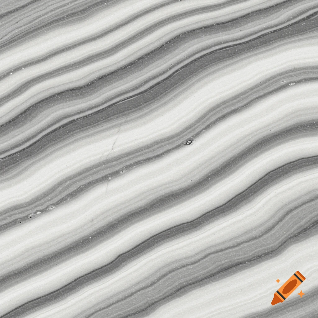 Close-up of swirling gray and white marble texture.