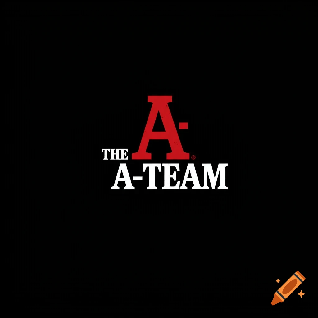 The A-Team television show logo on black background.