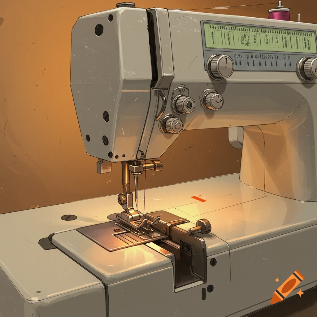 A sewing machine