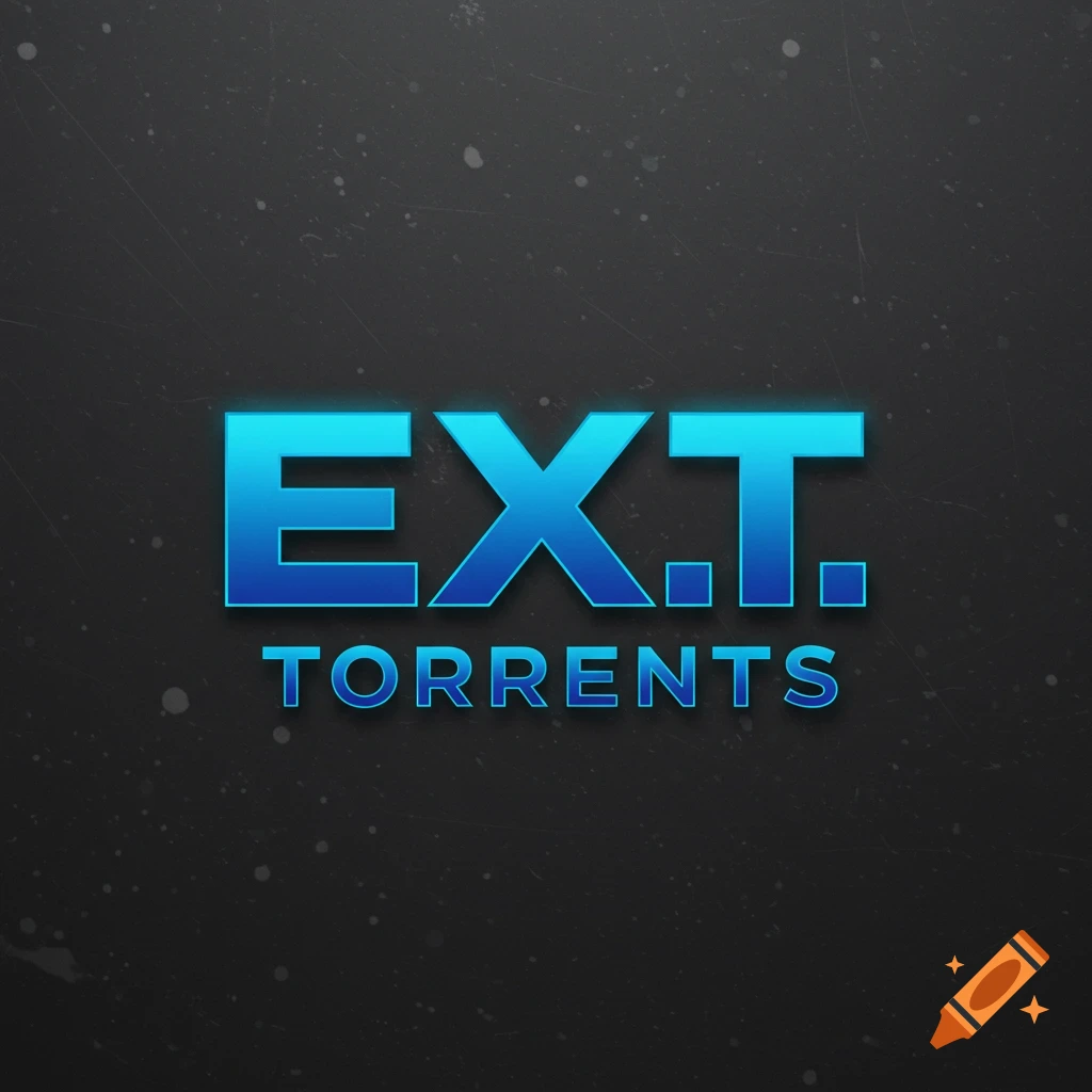A dark background with blue text that reads EXT. TORRENTS with a blue glow effect.