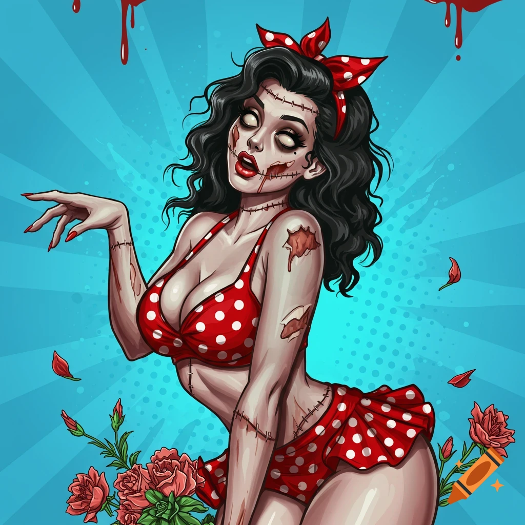 Bookworm pinup, 2 sessions. 5 months healed,..., image size:1024x1024