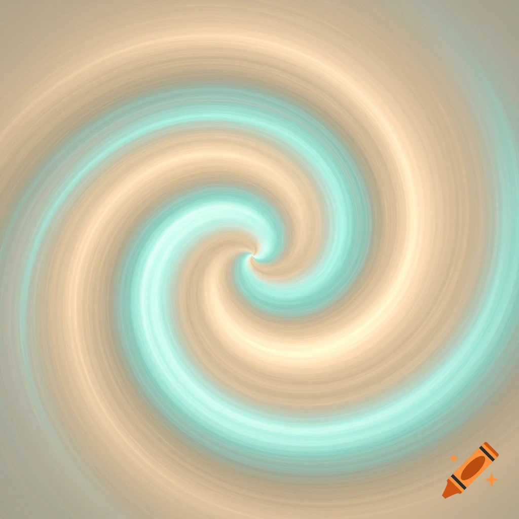 An abstract swirl of beige and light cyan colors.