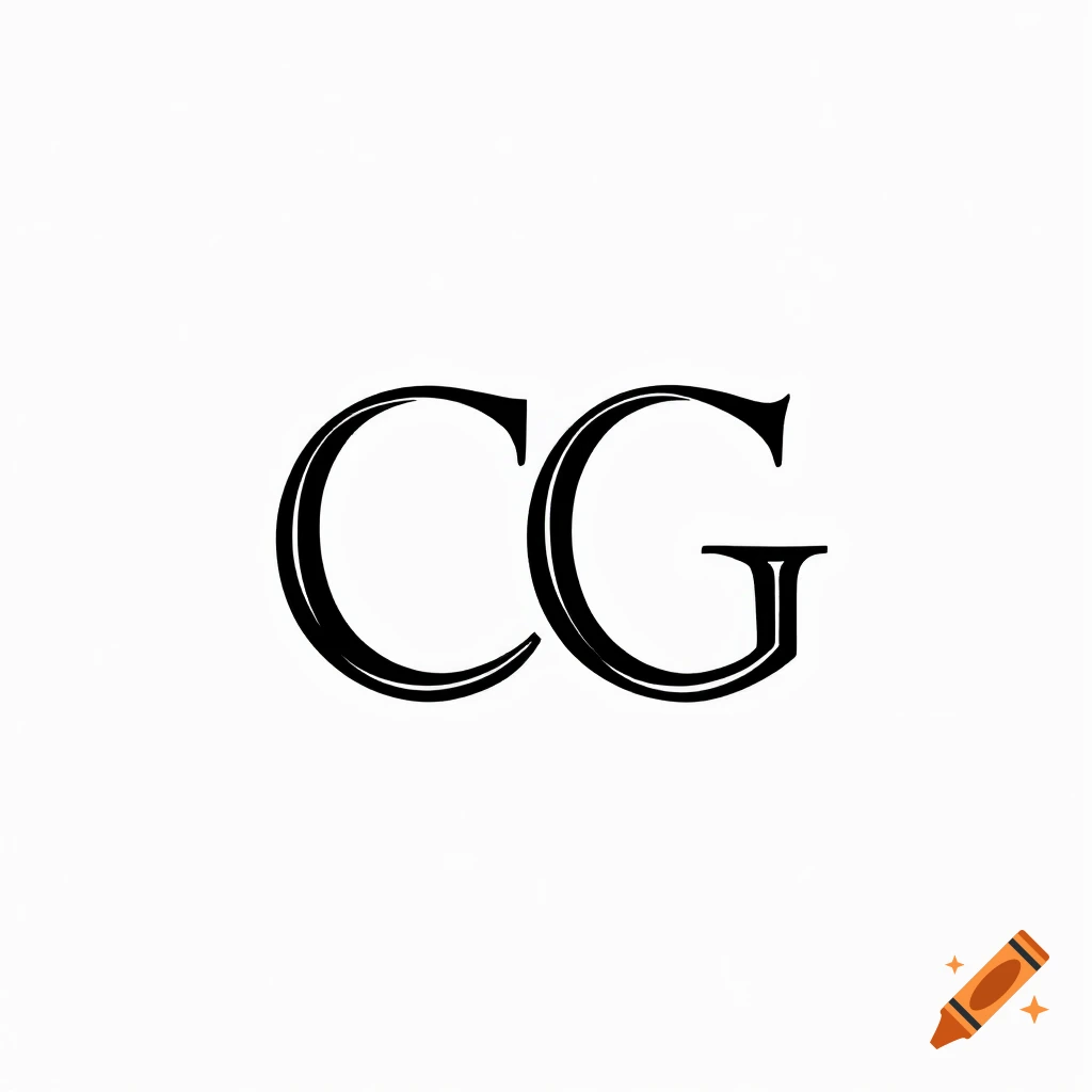 The letters CG in black serif font on a white background.