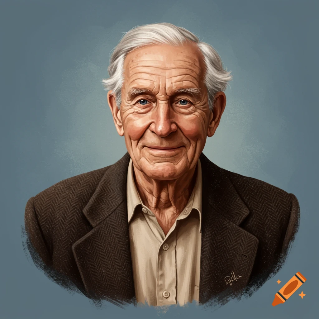 Portrait of an old man
