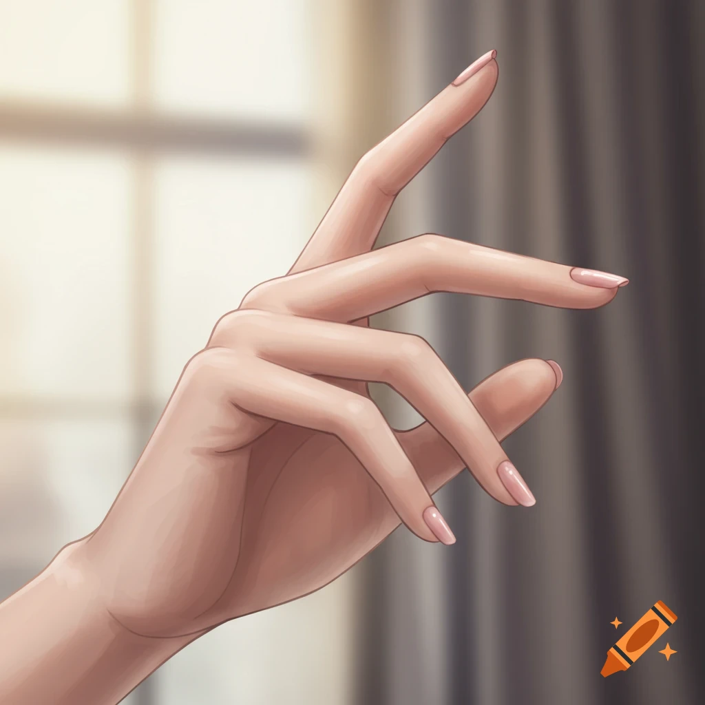 An anime-style hand.