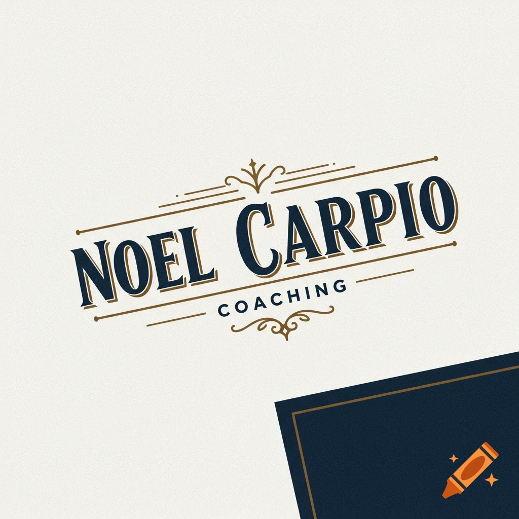 Vintage style logo for Noel Carpio Coaching