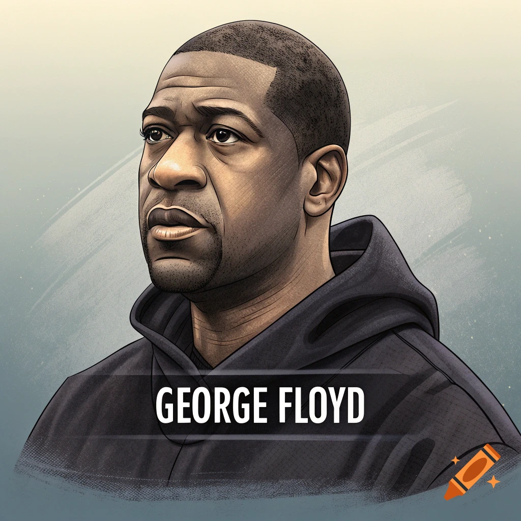 Illustration of George Floyd.