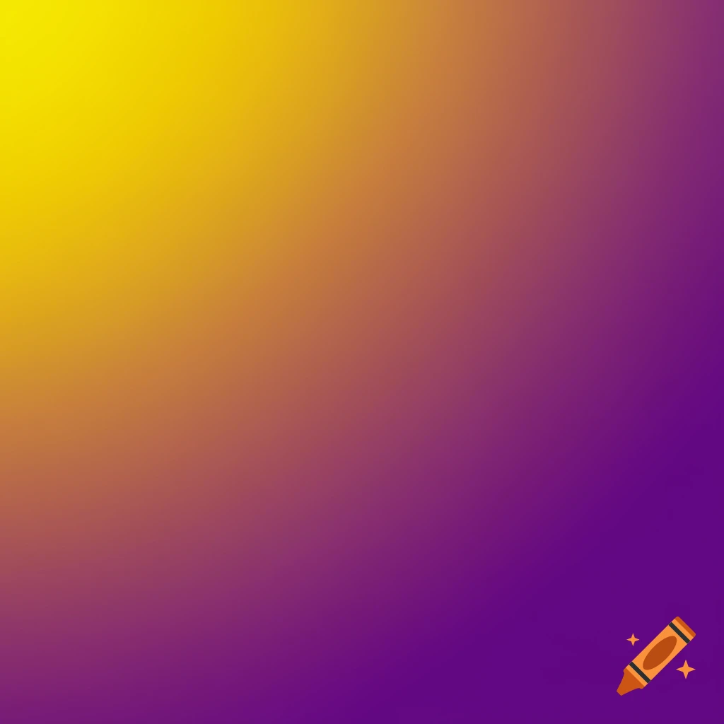 A yellow and purple gradient background.
