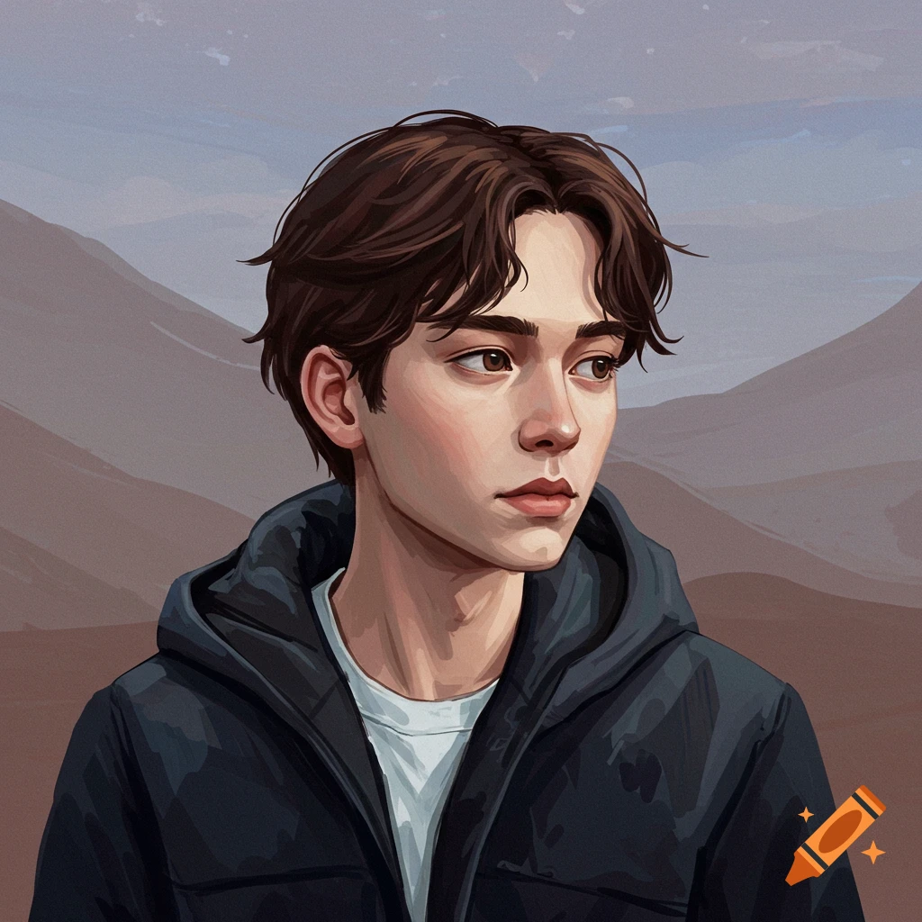 A young man in a hoodie outdoors.
