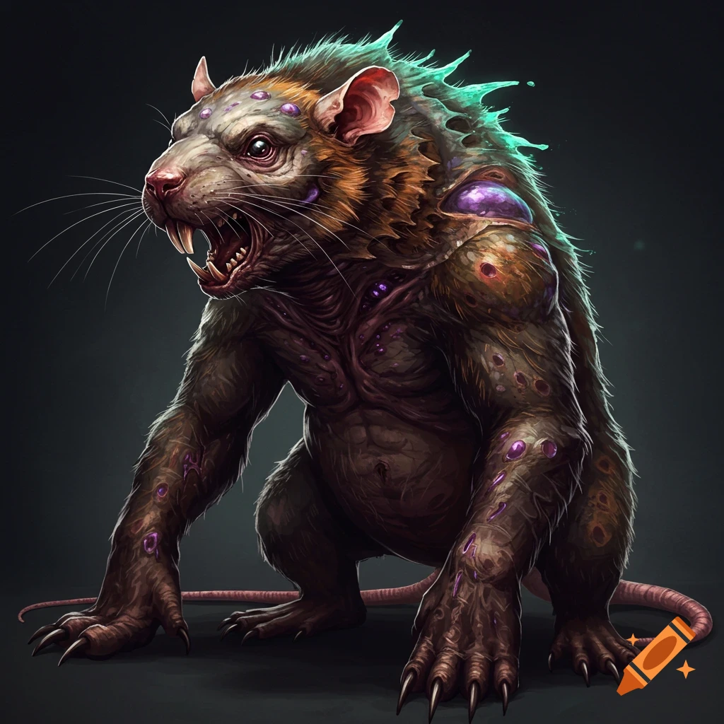 Mutated rat-bear creature