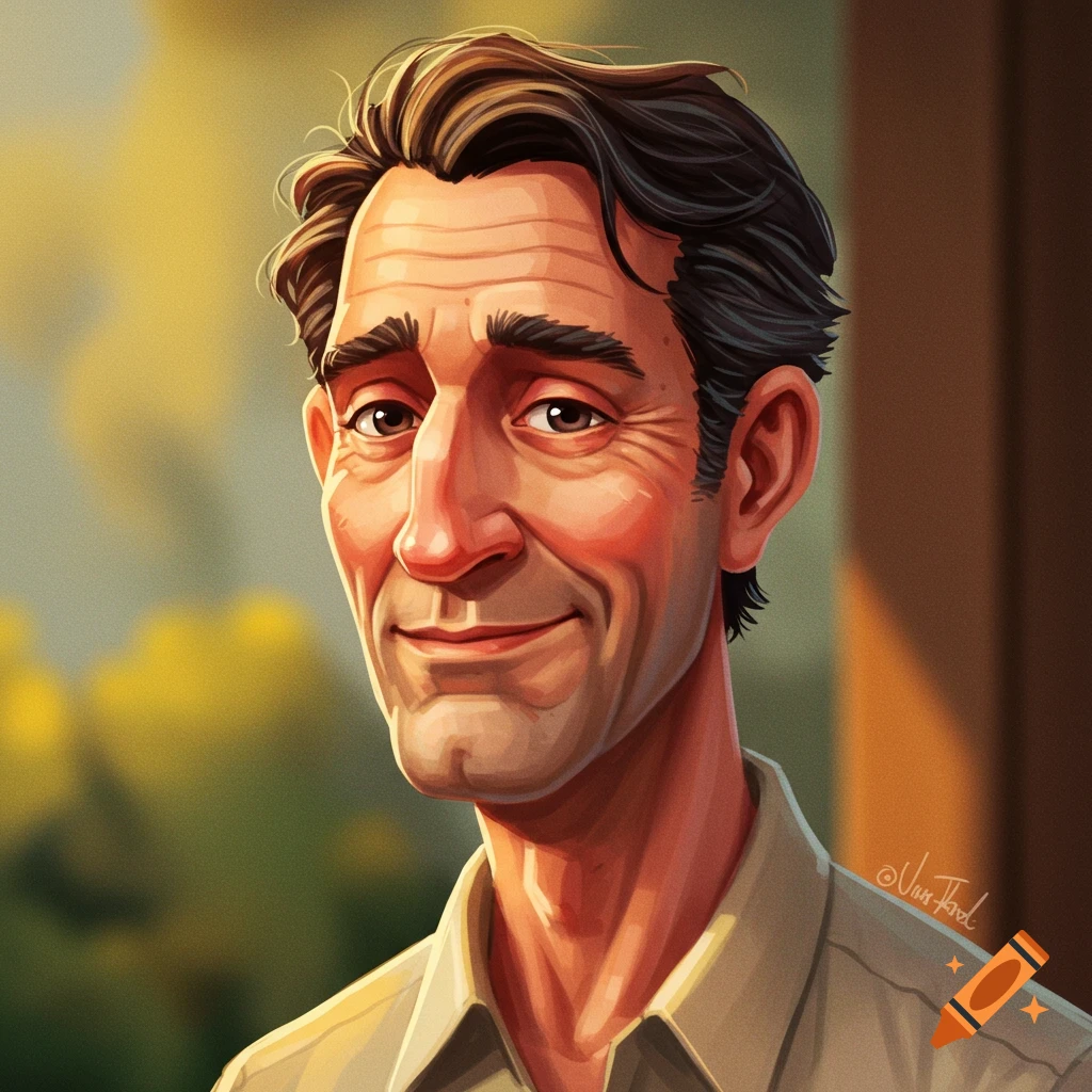 portrait of a smiling man