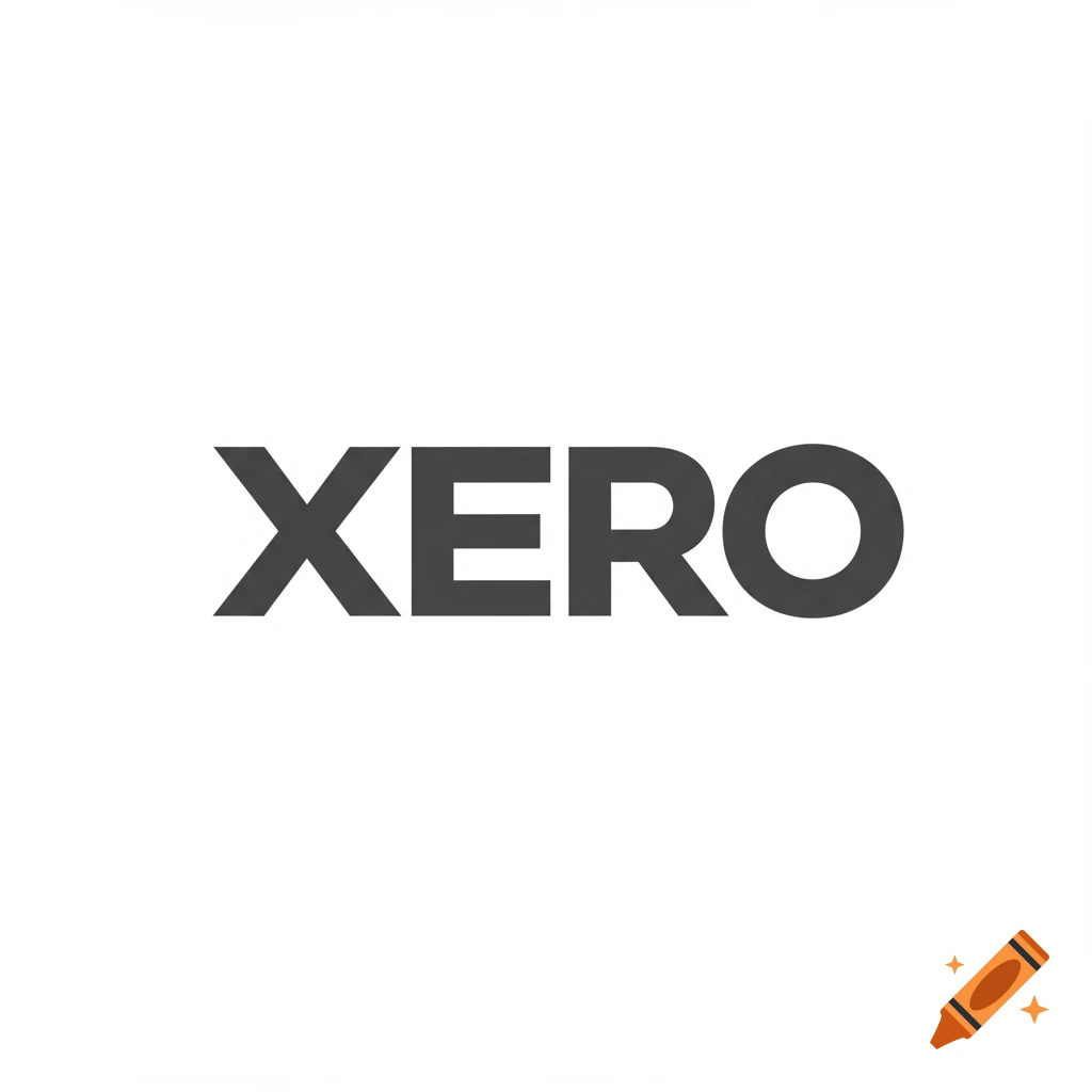 Logo for the band Xero, featuring the name in dark grey text on a white background.