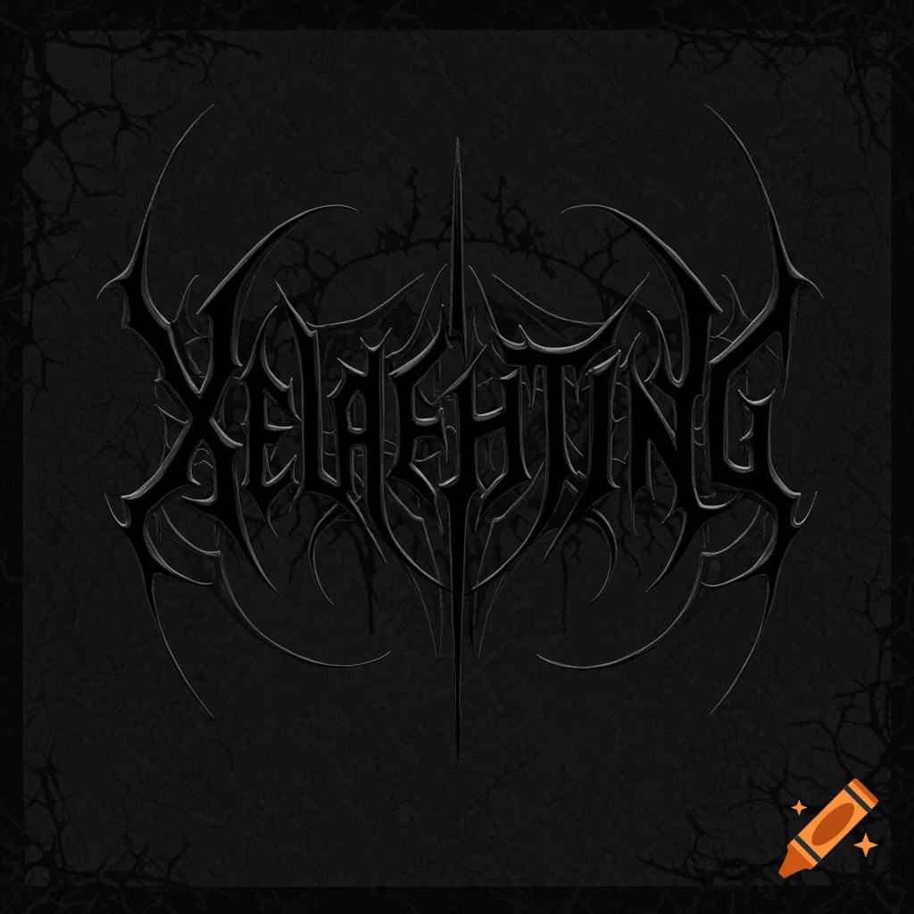 Dark stylized logo reading XELASHURTING in a metal font on a black background.