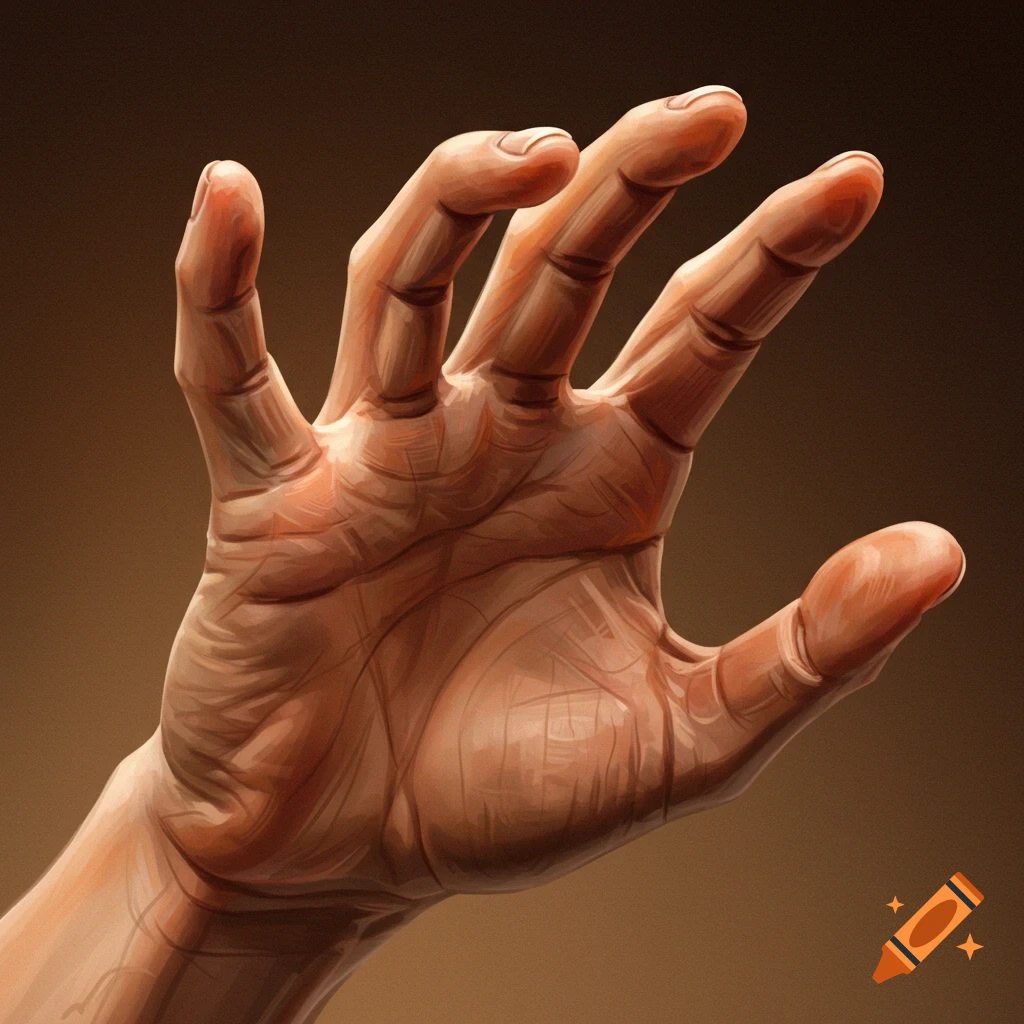 An open hand reaching