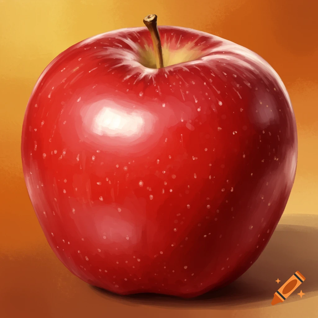 A red apple
