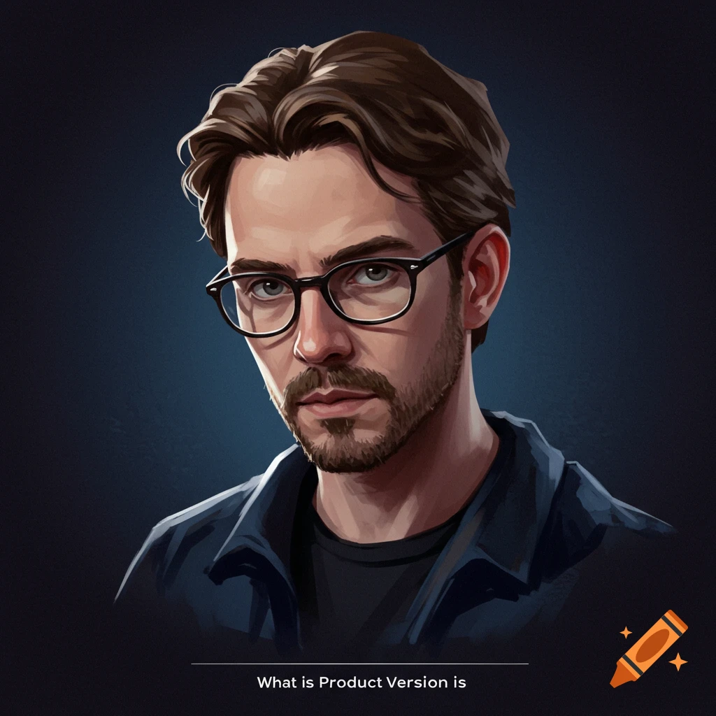 Portrait of a man with glasses and beard.