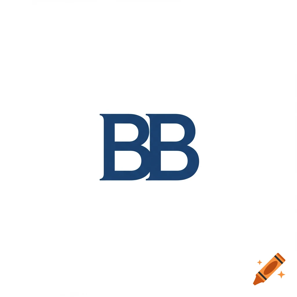 A blue logo featuring the letters BB.
