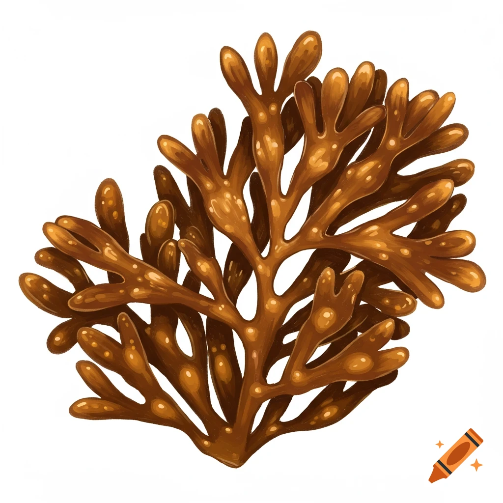 A brown seaweed