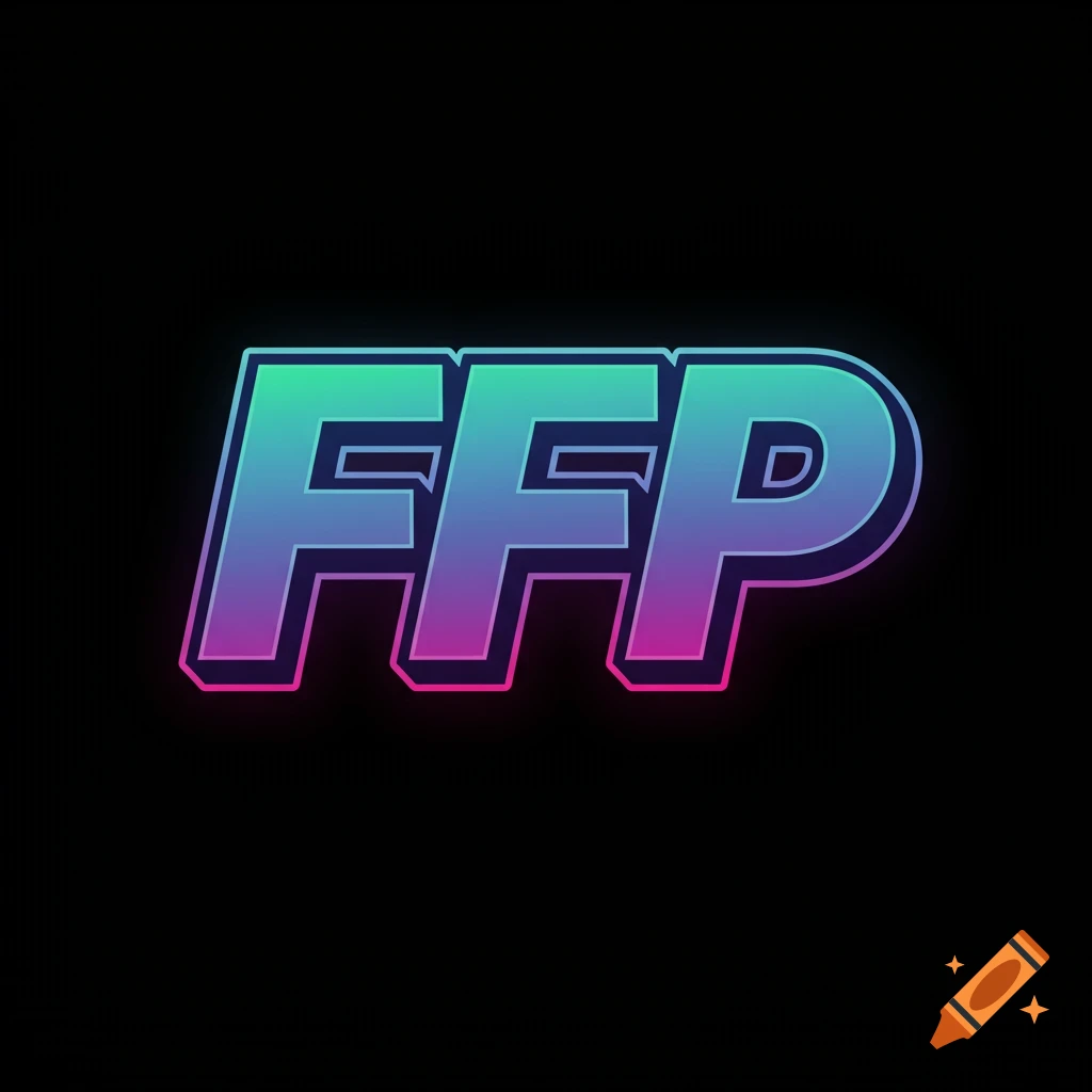The letters FFP styled as a futuristic logo with a teal and purple gradient.