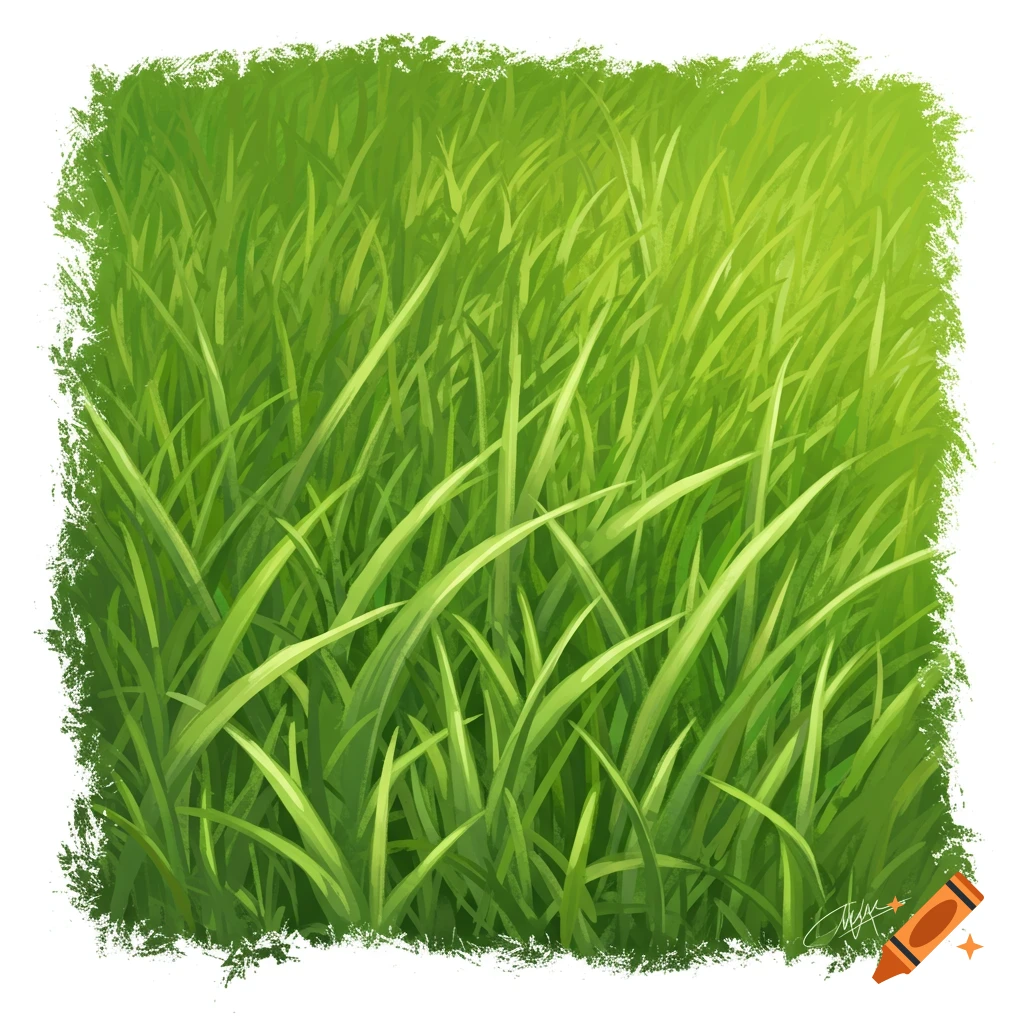 Vibrant green grass texture.