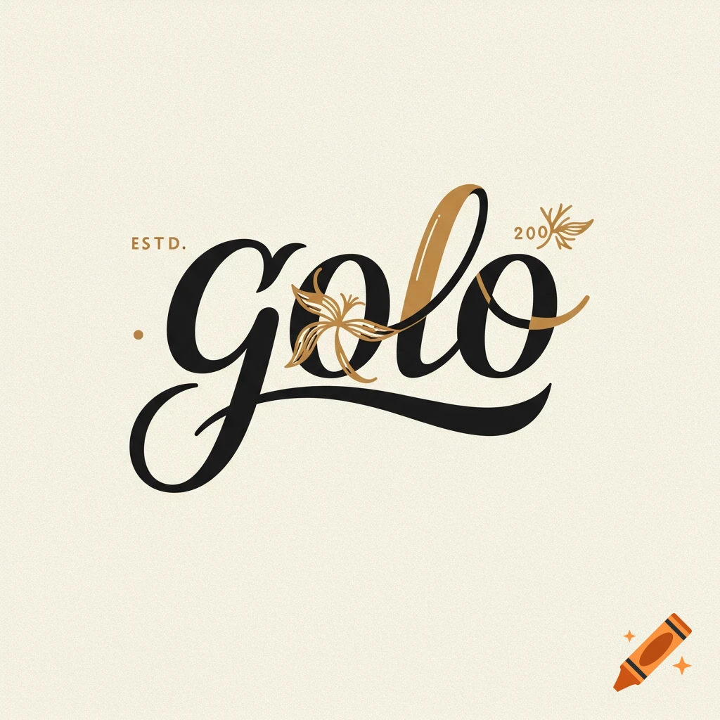 Stylized logo with 'GoLo' in script font, 'ESTD.', and '200', on a light background.