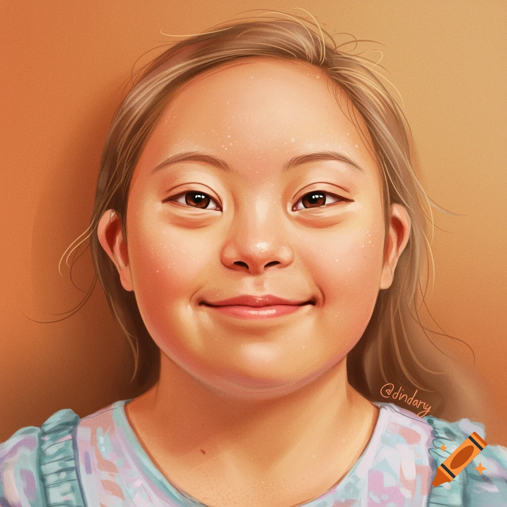 close-up portrait of a young person smiling