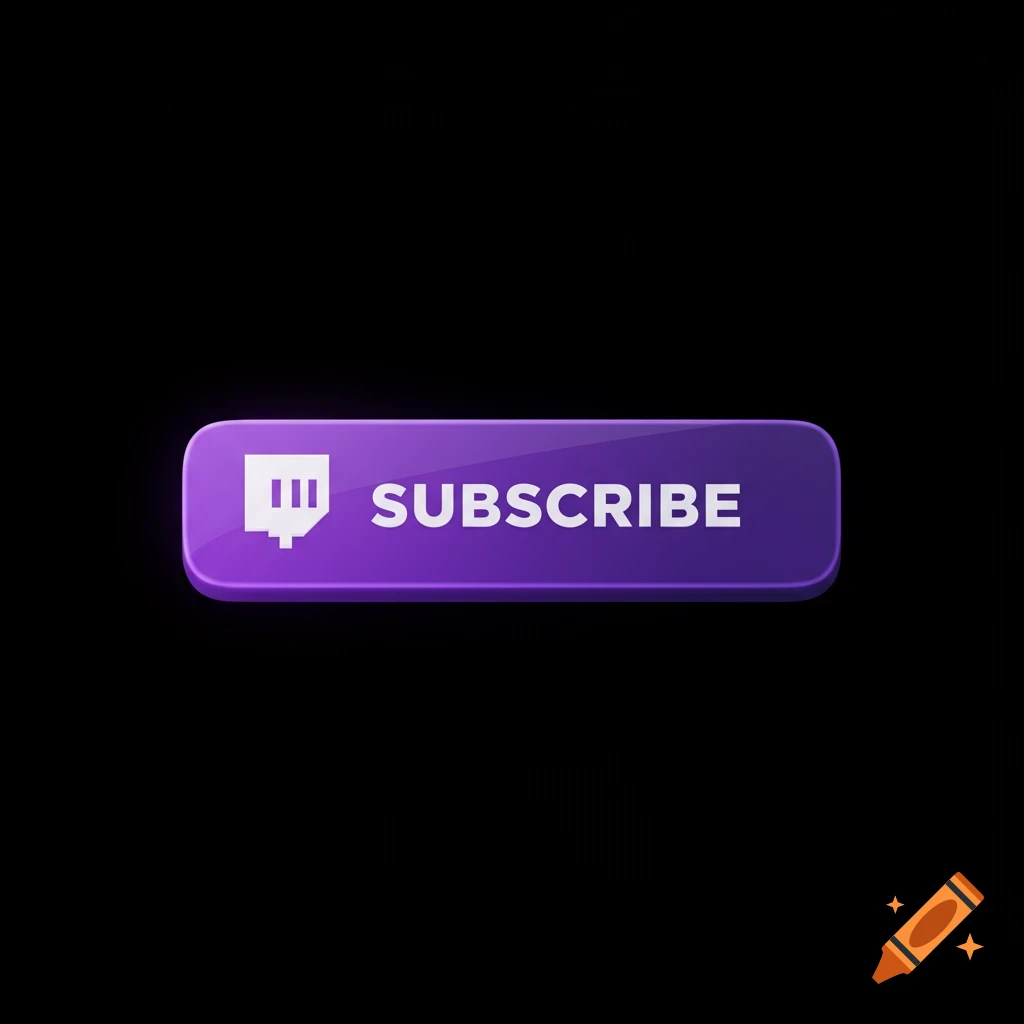 Purple button with Twitch logo and 'SUBSCRIBE' text