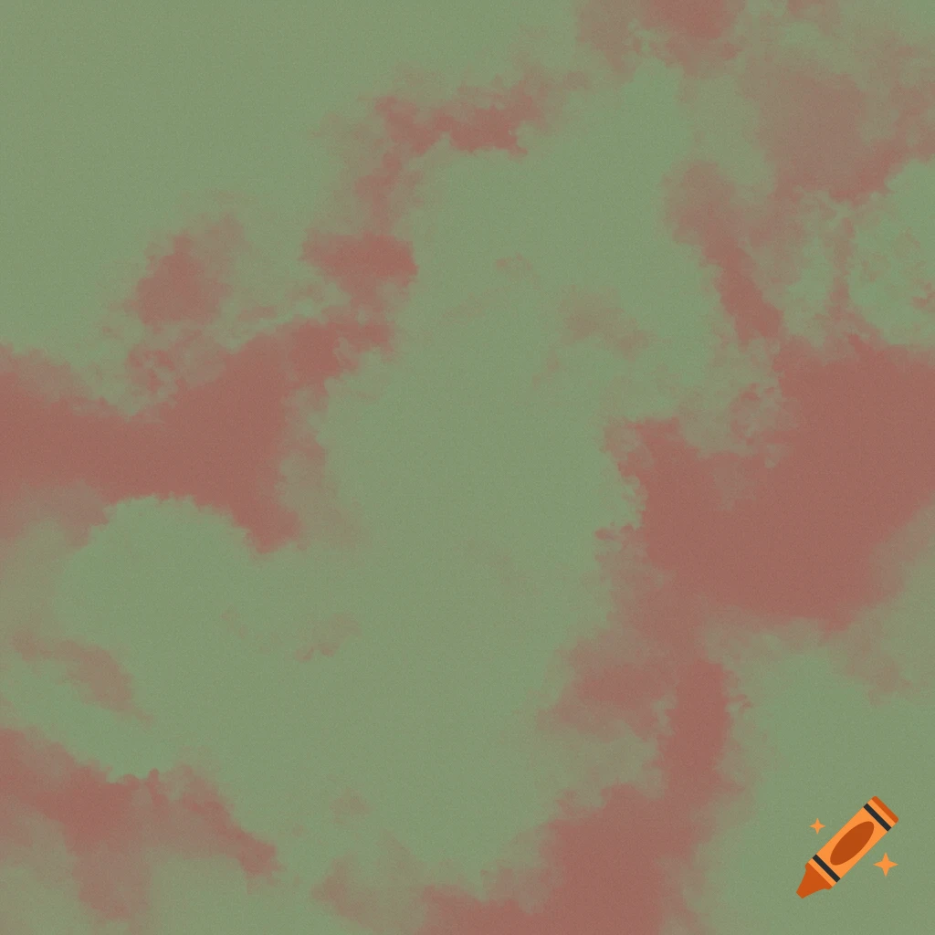 Abstract with sage and dusty rose clouds