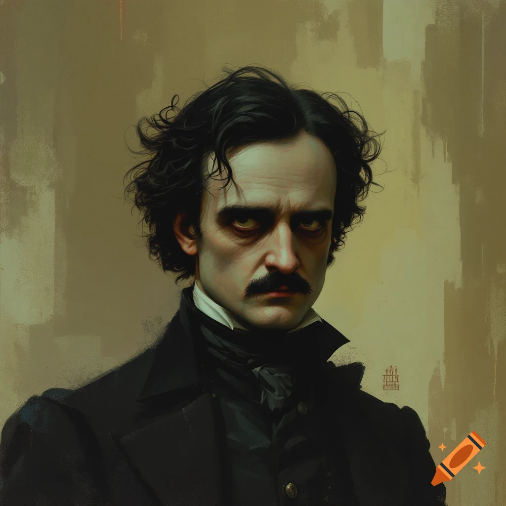 Portrait of Edgar Allan Poe