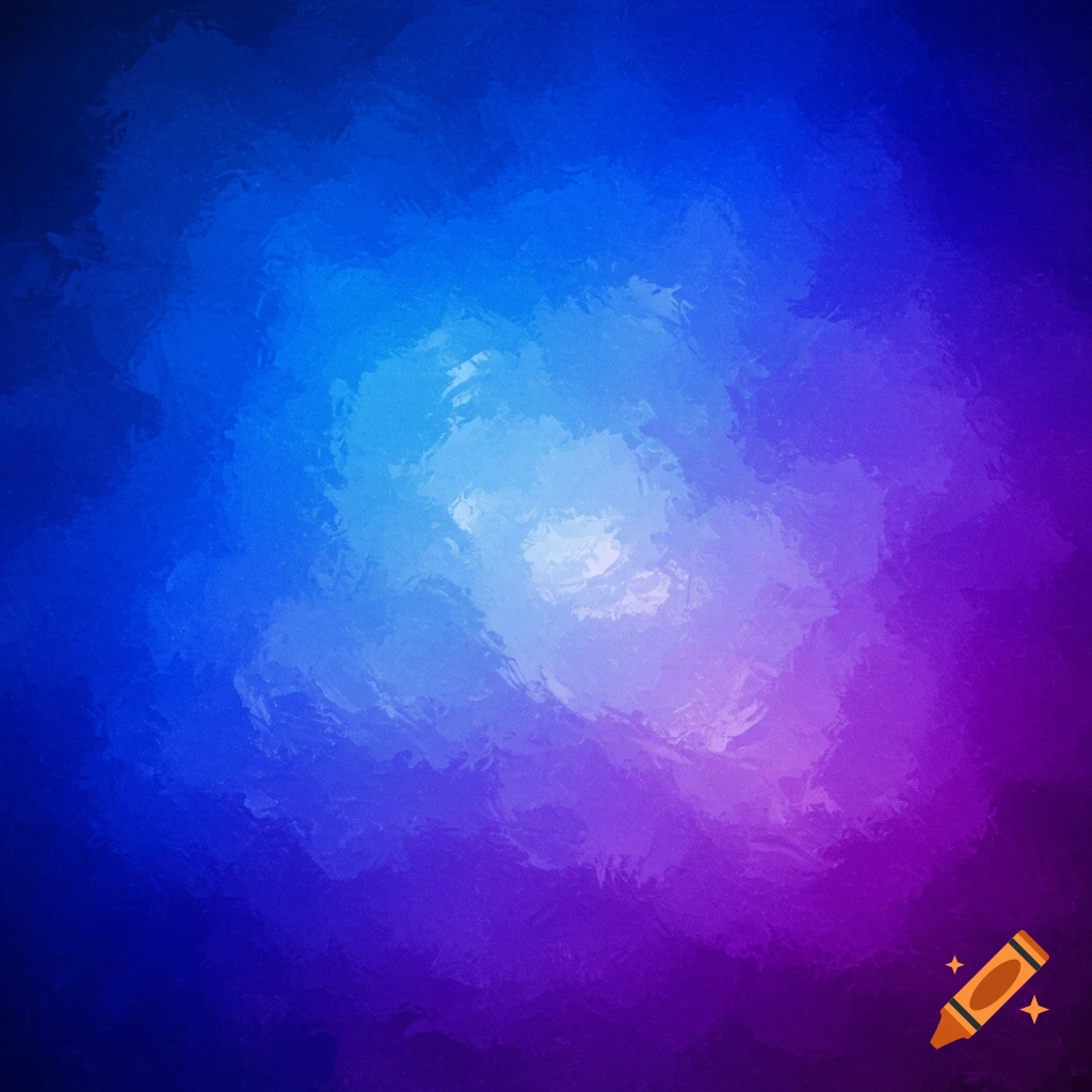 Abstract art with blue and purple colors and brushstroke texture.