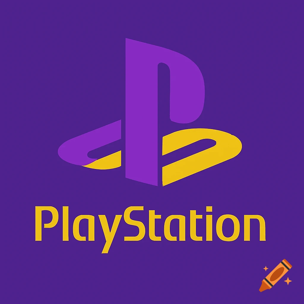 The classic purple and yellow PlayStation logo.