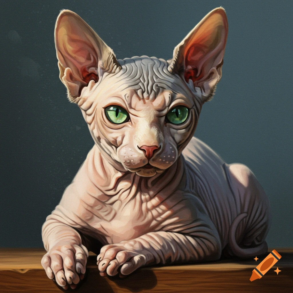 A Sphynx cat
